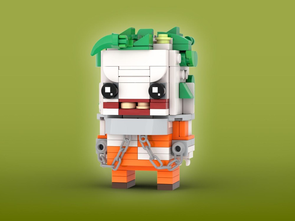 LEGO MOC Joker, Arkham Asylum Inmate Brickheadz LEGO MOC - DC Films The ...