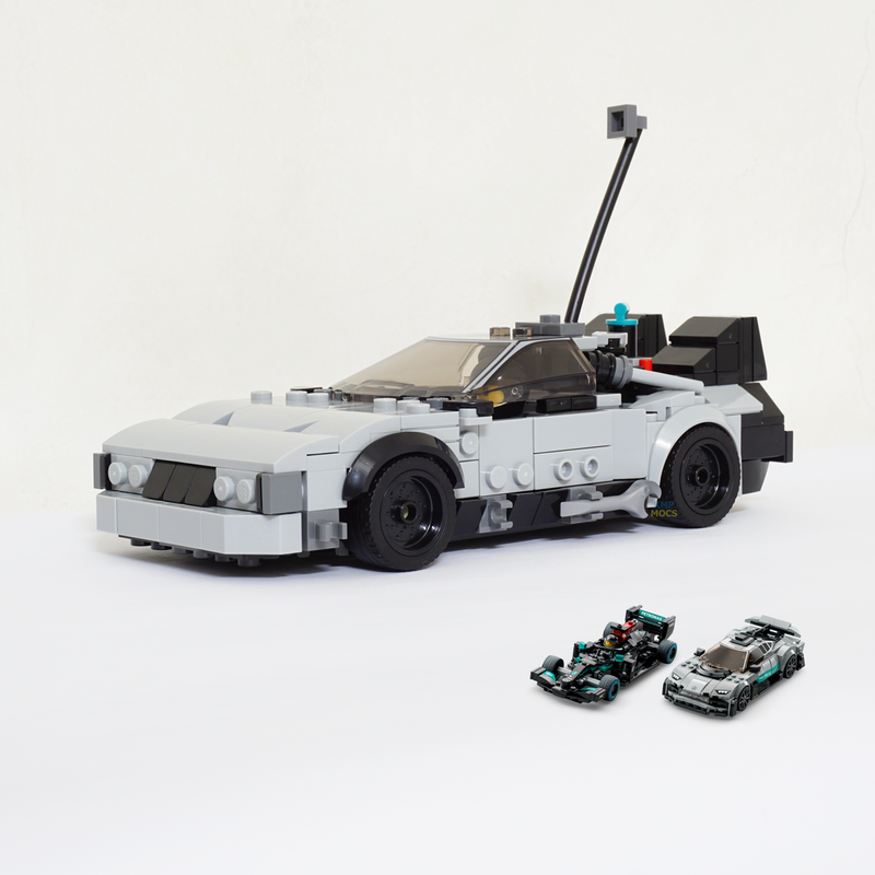 DeLorean Time Machine from Back to the Future in Speed Champions style : r/ lego