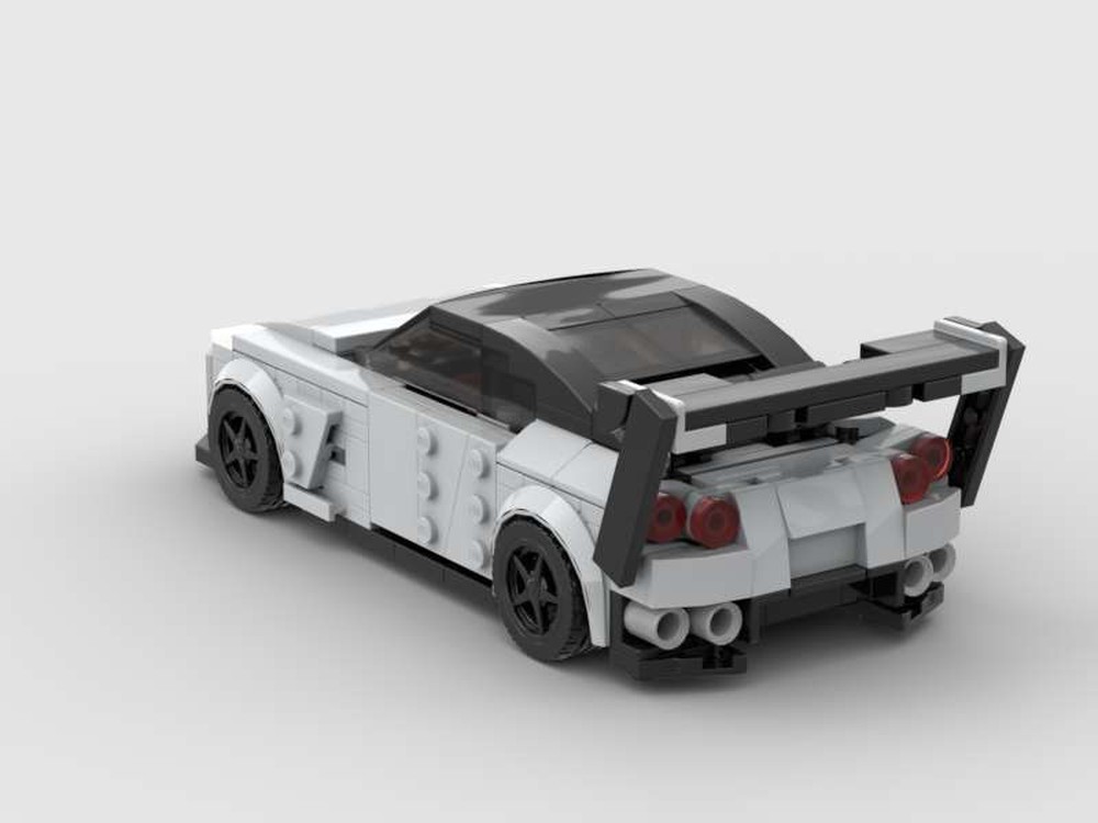 Lego Moc Nissan Gt R R35 Modified By Dusty369 Rebrickable Build With Lego