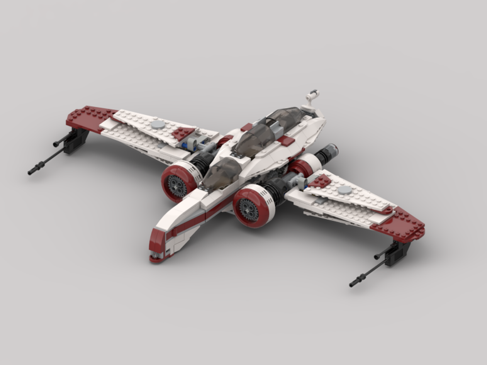 skrue Sporvogn efterspørgsel LEGO MOC Republic ARC-170 2022 Upgrade by ColorWaveLego | Rebrickable -  Build with LEGO