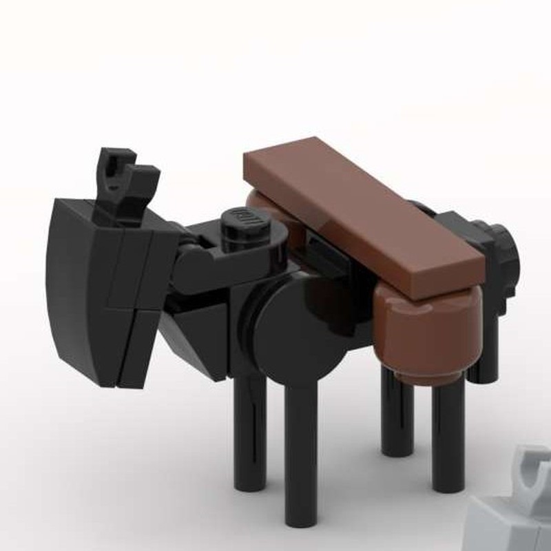 LEGO MOC Donkey Version 2 by brickstugmuffin | Rebrickable - Build LEGO