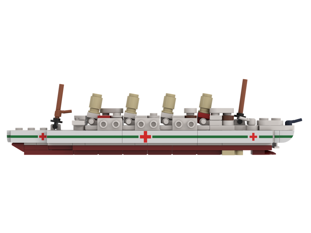 LEGO MOC HMHS Britannic by The Bobby Brix Channel | Rebrickable - Build ...