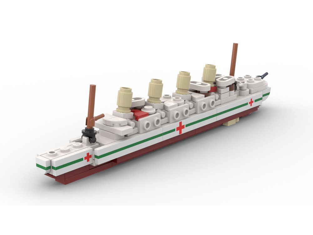 LEGO MOC HMHS Britannic by The Bobby Brix Channel | Rebrickable - Build ...