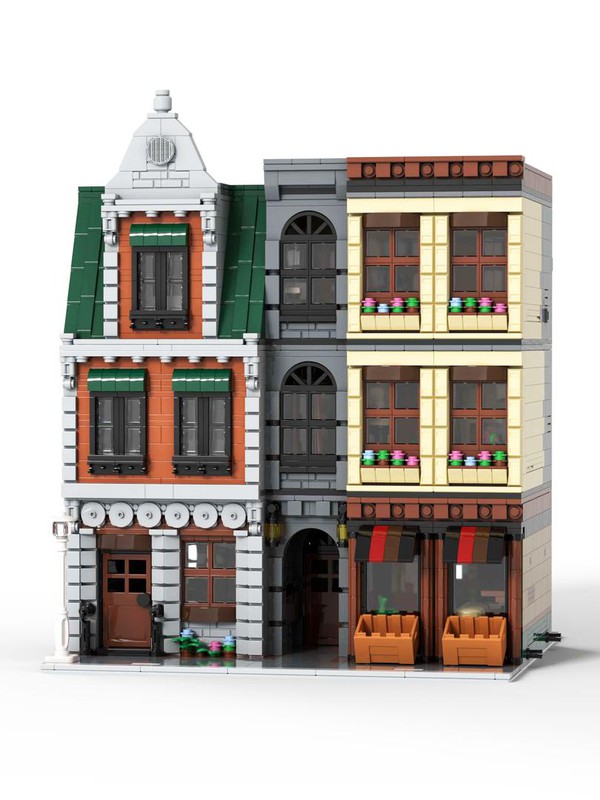 LEGO MOC DownTown CityCenter by PeetersKevin | Rebrickable - Build with ...