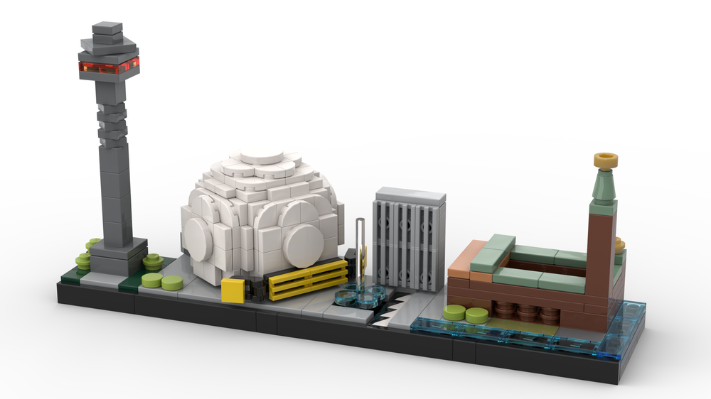 falskhed Tåget Dingy LEGO MOC Stockholm Skyline 2.0 by denjohan | Rebrickable - Build with LEGO