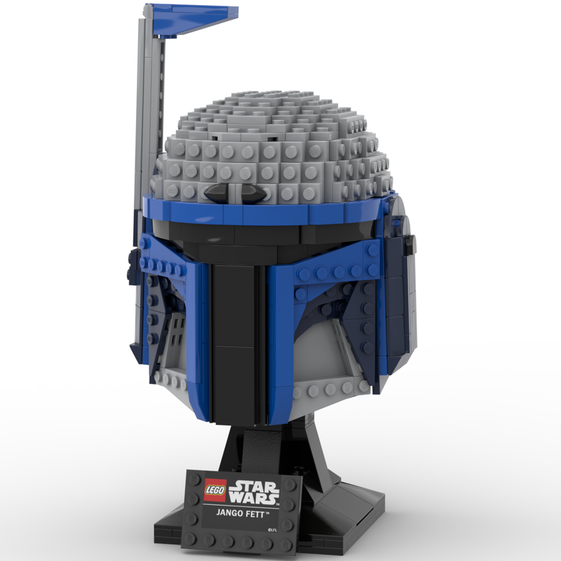 MOC Jango helmet by Albo.Lego Rebrickable - Build with LEGO