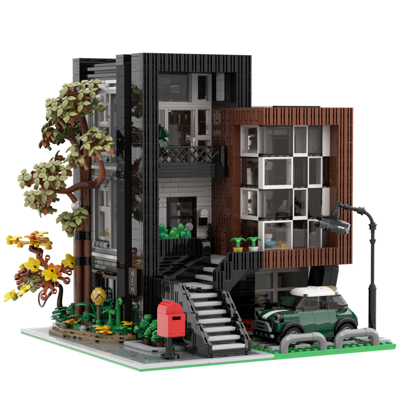 LEGO MOC 'HEA-ON-JEA' Villa modular by ohsojang | Rebrickable - Build ...