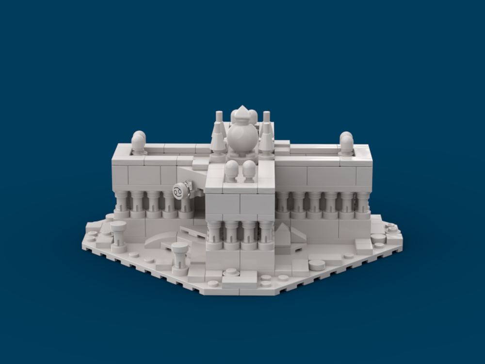 LEGO MOC-107030 Cancer Temple by Oldschool | Rebrickable - Build with LEGO
