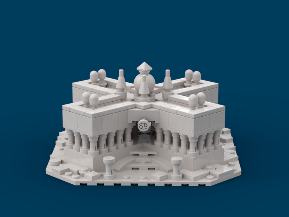 LEGO MOC-107030 Cancer Temple by Oldschool | Rebrickable - Build with LEGO