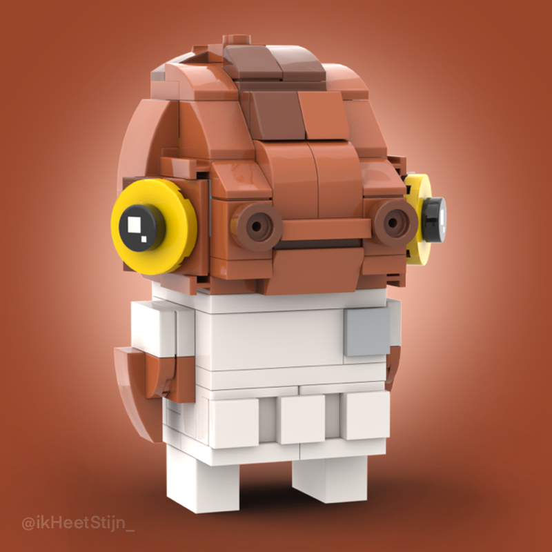LEGO MOC Admiral LEGO Bickheadz moc by | Rebrickable - with LEGO