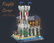 LEGO MOC Medieval Castle II – Mod Combining Two 3-in-1 Castles
