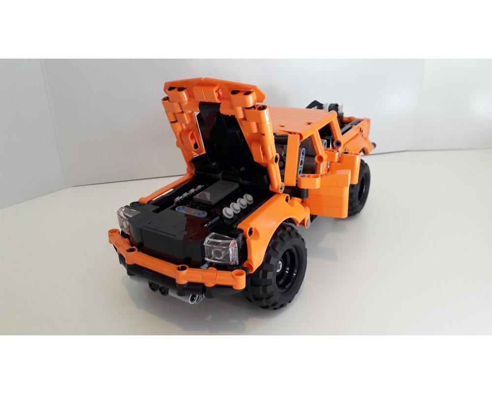 LEGO MOC Small Scale Ford Raptor by LegoGlen | Rebrickable - Build with ...