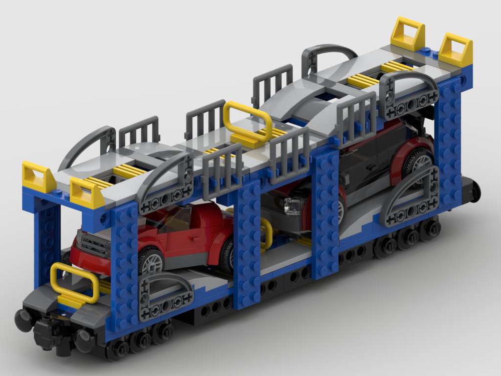 retort fængsel røgelse LEGO MOC railway car transport by LeFisch | Rebrickable - Build with LEGO