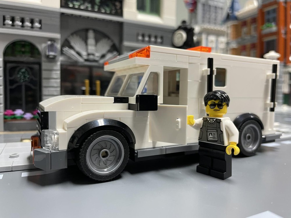 LEGO MOC Armored Car V1 by BrickProStudios Rebrickable Build with LEGO