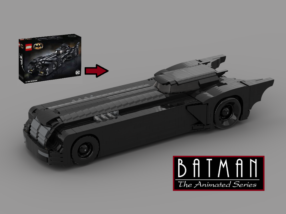 LEGO MOC UCS The Animated Series Batmobile by CreationCaravan (Brad Barber)