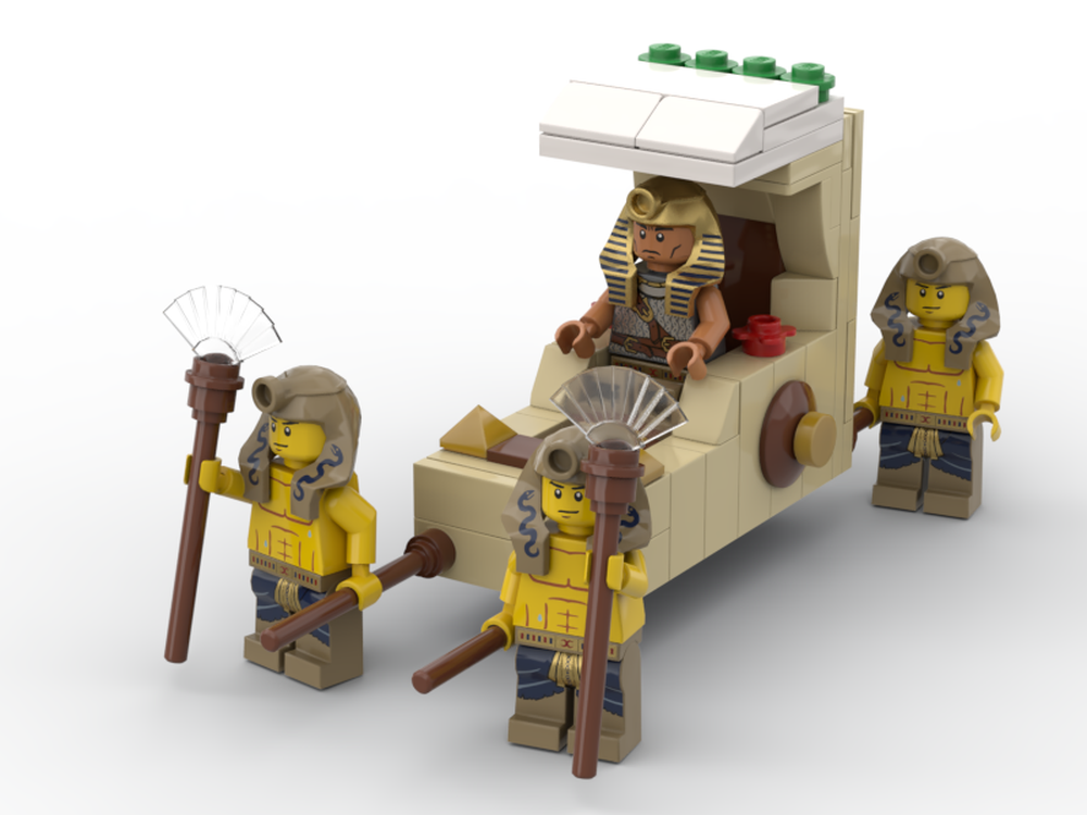 LEGO MOC Ancient Egyptian carrying chair by rowanandliam | Rebrickable