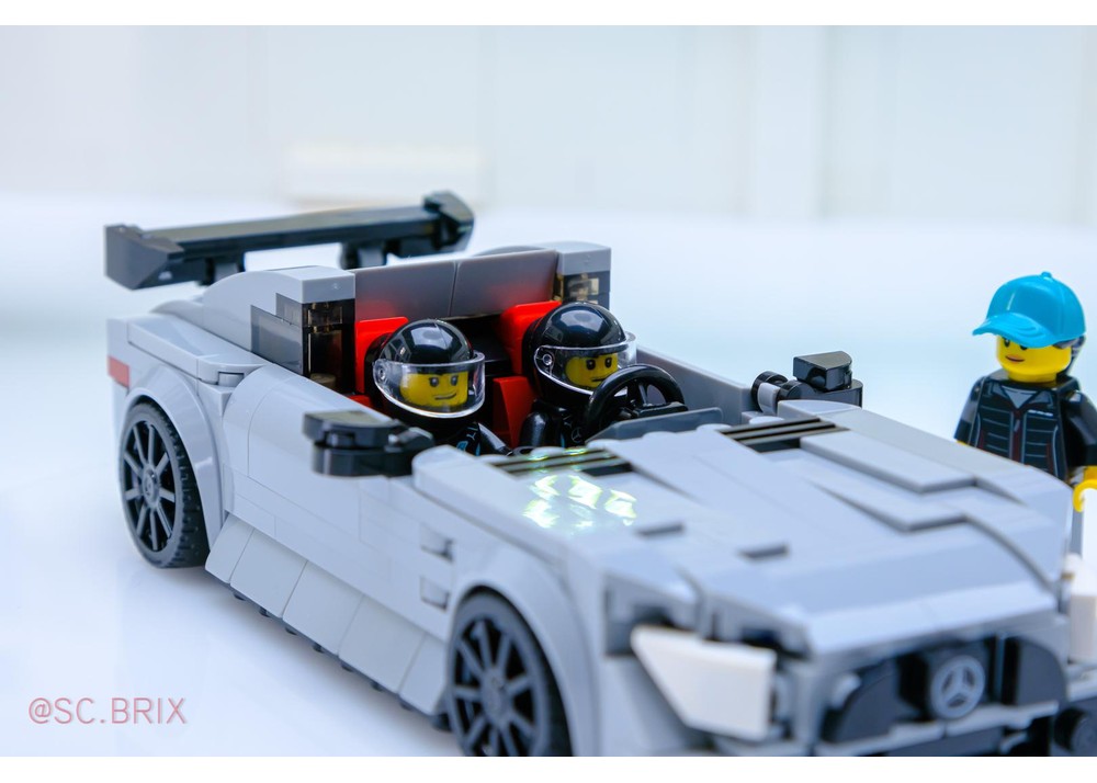 LEGO MOC Mercedes AMG GTR F1 safety car by sc.brix Rebrickable Build with LEGO