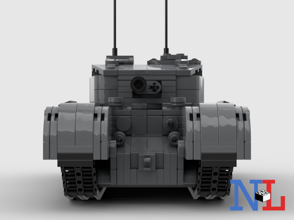 LEGO MOC WW2 Churchill Mark VII British Tank by NLBricks | Rebrickable ...