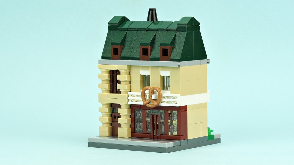 Lego Moc Mini Bakery Building By Demarco Rebrickable Build With Lego