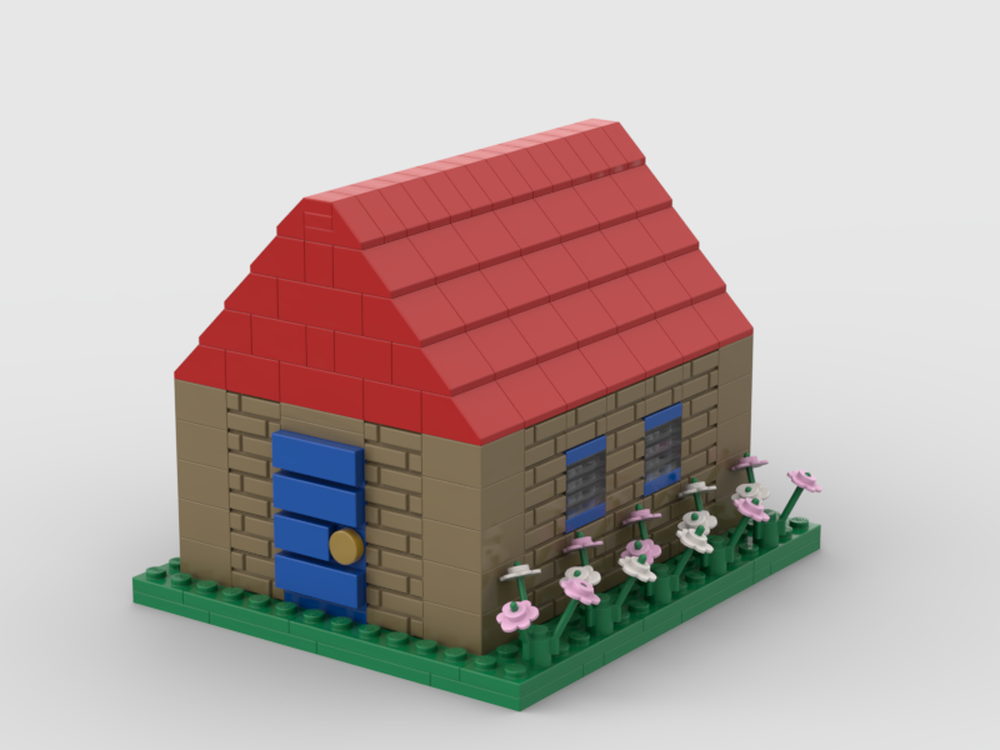 Udover kompensere Spektakulær LEGO MOC House with Red Roof by elumination | Rebrickable - Build with LEGO