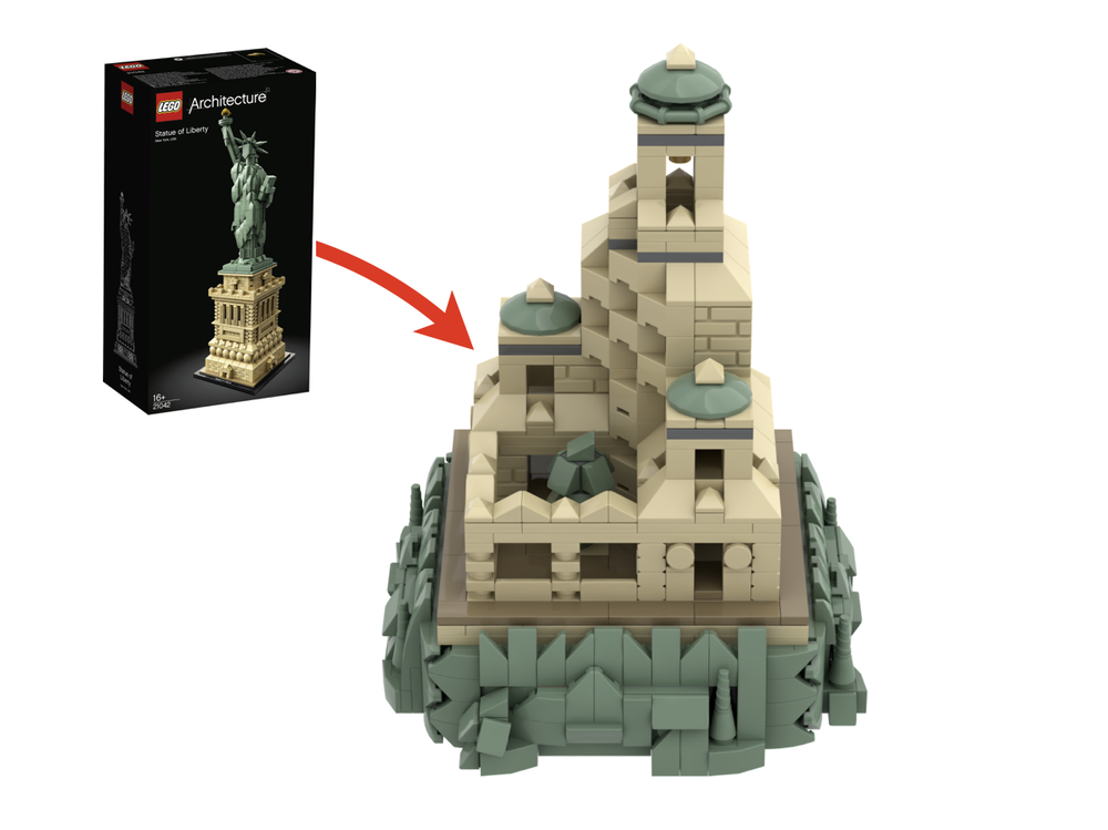 LEGO MOC 21042 - Hilltop Monument by zeegiraf