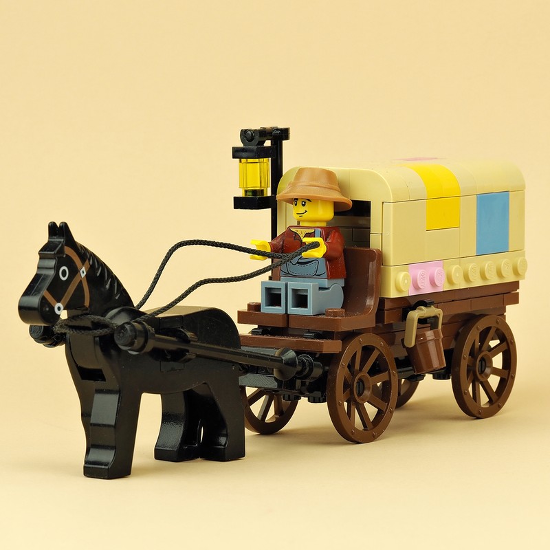 LEGO MOC-107928 Medieval merchant wagon by De_Marco | Rebrickable ...