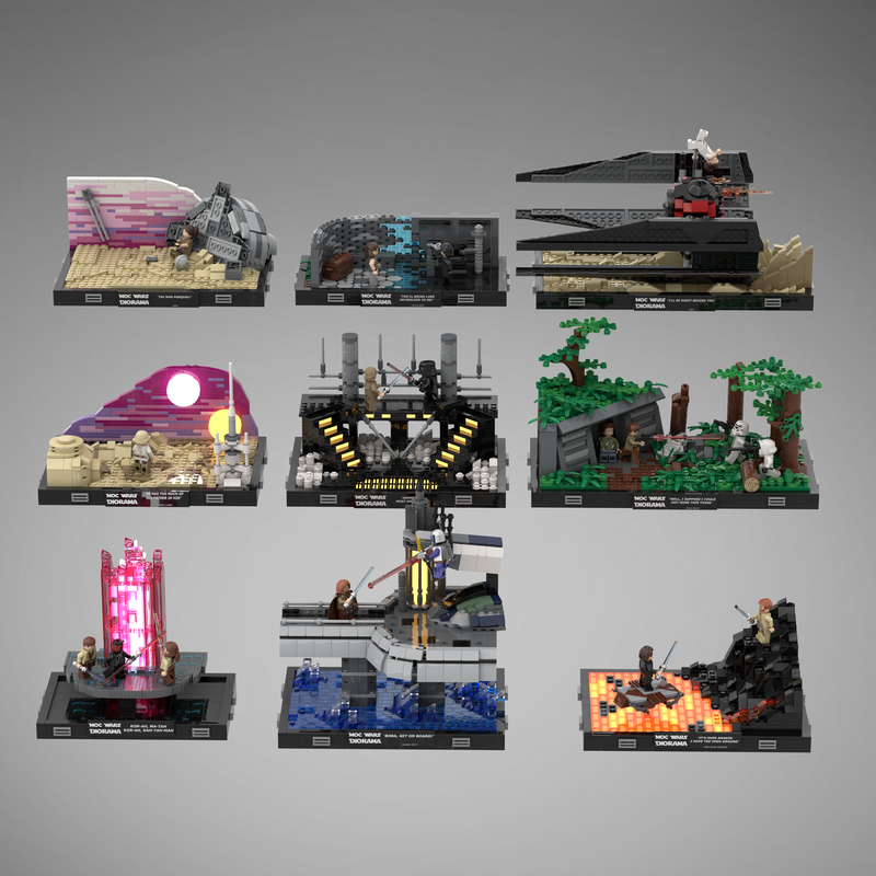 Lego Moc Skywalker Saga (Diorama Bundle) By Breaaad | Rebrickable - Build  With Lego