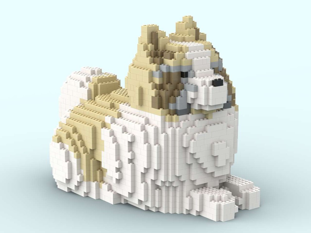 LEGO MOC Pomeranian by Wilmottslego