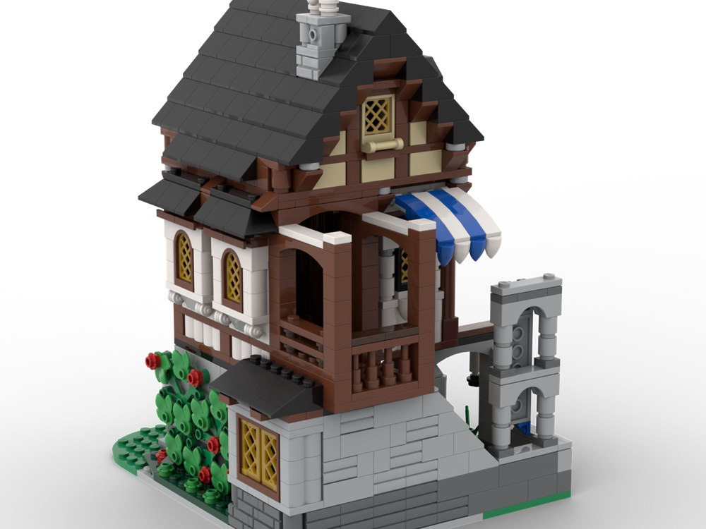 LEGO MOC Medieval Bakery by Huebre | Rebrickable - Build with LEGO