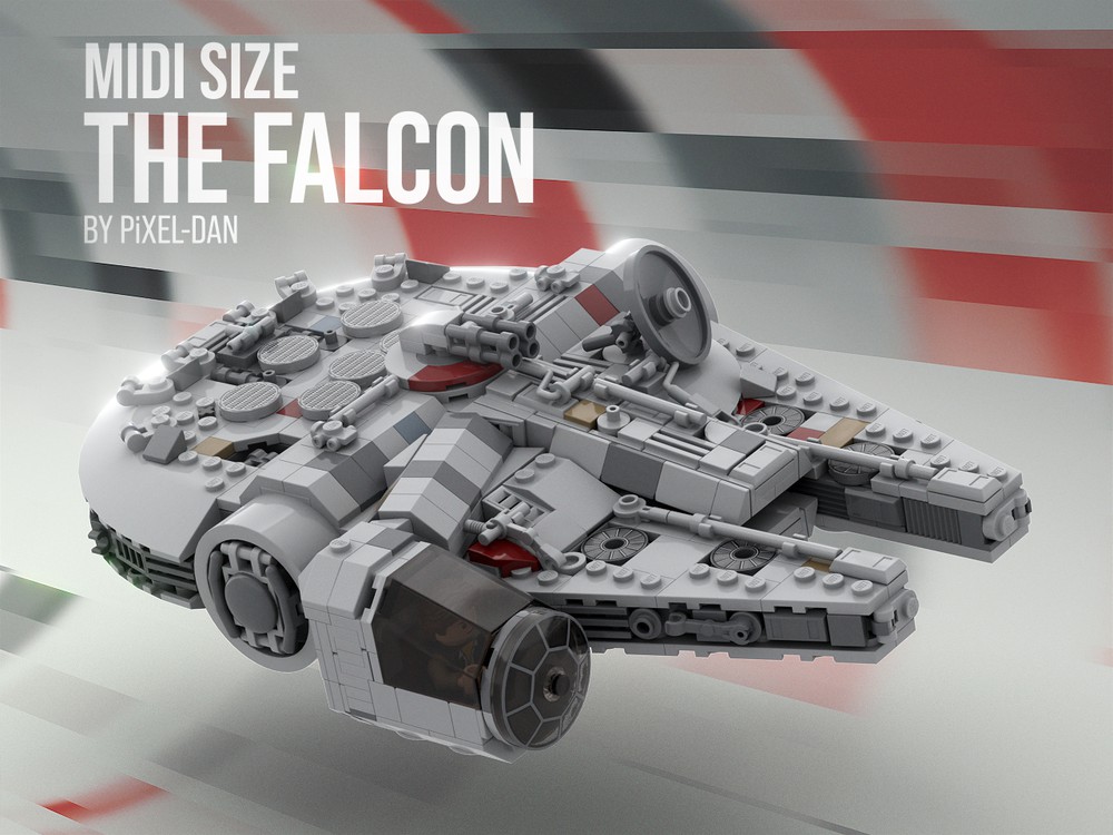 LEGO MOC PiXEL-DANs Millennium-Falcon | Rebrickable - Build with LEGO