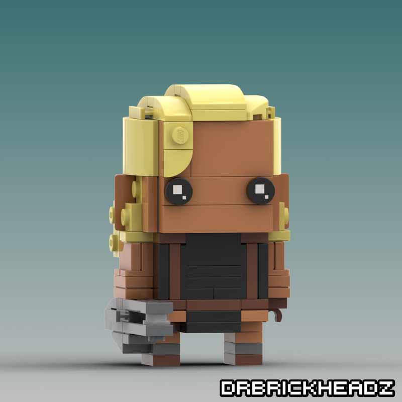 Lego Moc Fortune (metal Gear Solid 2) Brickheadz By Drbrickheadz 