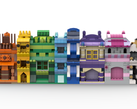 10717 Rainbow houses
