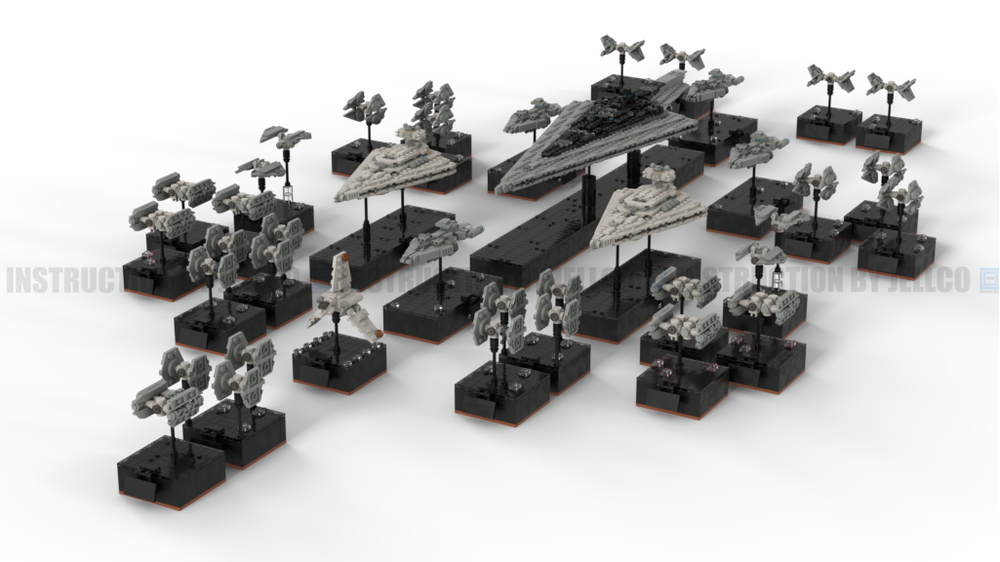 Lego Super Star Destroyer Mini LEGO MOC Mini Size Super Star