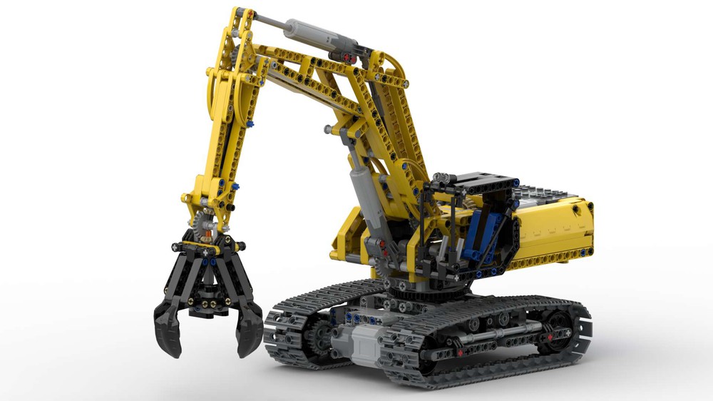 Lego 10696 Excavator MOC 🚚 How to Build John Deere Excavator from