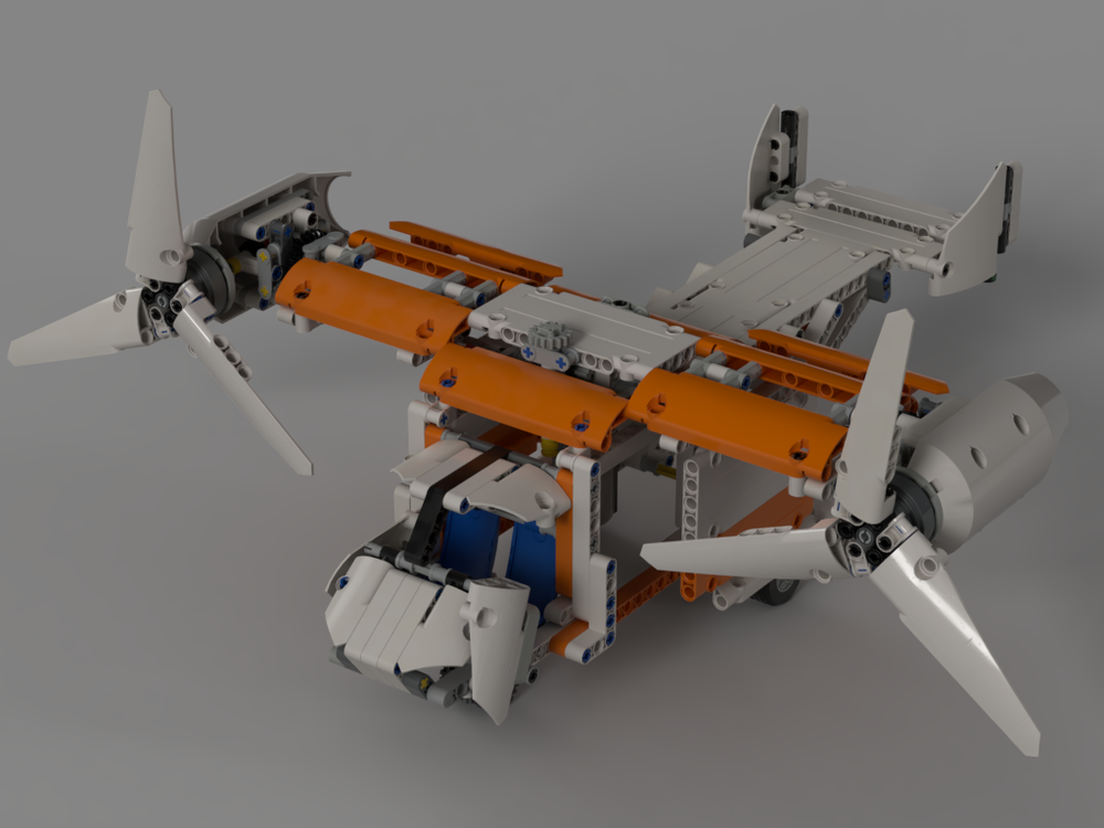 LEGO MOC V-22 Osprey 42052 C Model by shawarden | Rebrickable