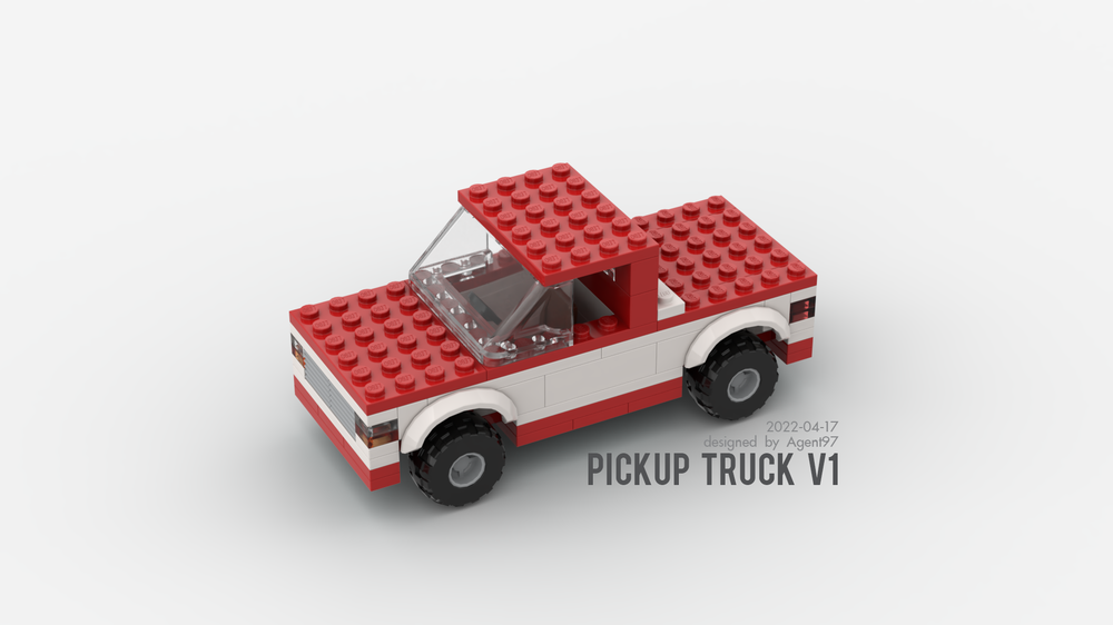 Lego Moc Pickup Truck V By Agent Rebrickable Build With Lego