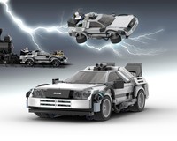 LEGO MOC DeLorean Time Machine by firefabric | Rebrickable - Build
