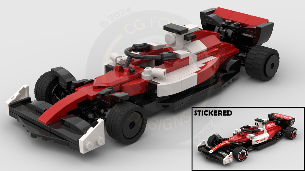 LEGO MOC F1 Alfa Romeo Racing C42 by CGForceDesigns | Rebrickable ...