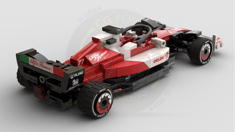 LEGO MOC F1 Alfa Romeo Racing C42 by CGForceDesigns | Rebrickable ...