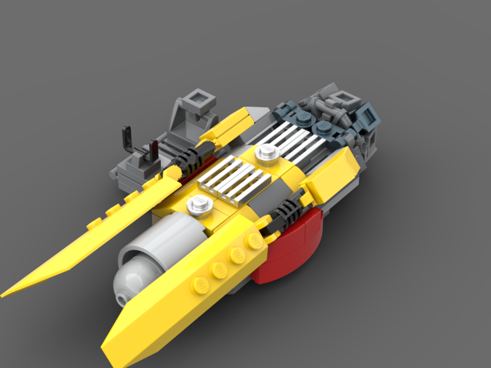 LEGO MOC Cobb Vanth Pod Bike by GanoZA | Rebrickable - Build with LEGO