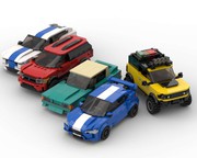 LEGO MOC Ford 2018 Mustang GT Coupe - 1:21 Miniland - Advanced by