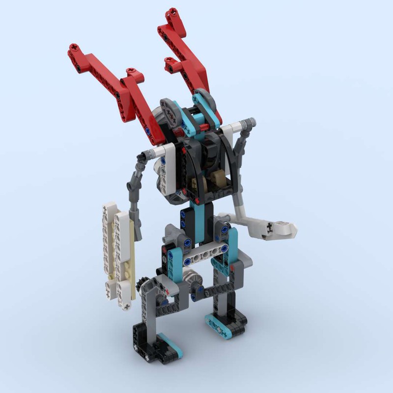 LEGO MOC Technic Mech/Robot based on the 42132 + 42133 sets by customlegocreationsbydim Rebrickable - Build with LEGO