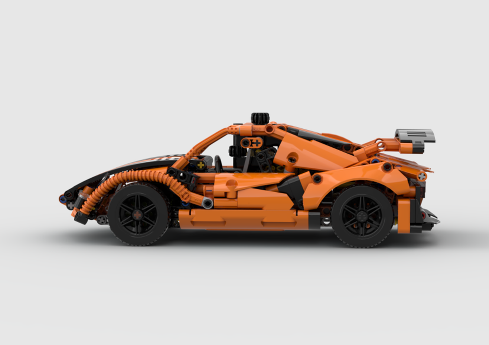 LEGO MOC V8 Sportscar by Legonid | Rebrickable - Build with LEGO