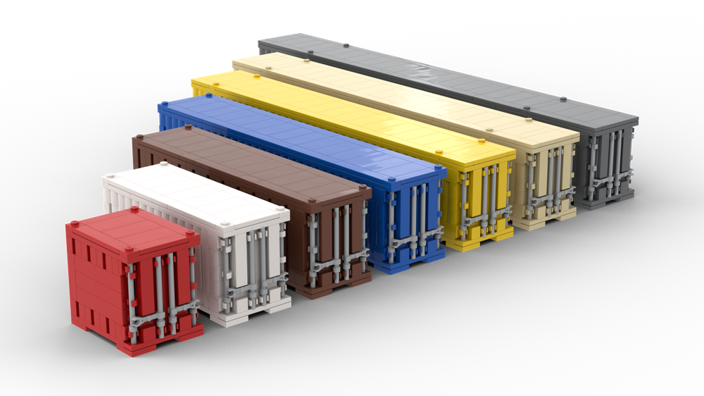 LEGO MOC Containers by Yellow.LXF Rebrickable - Build with