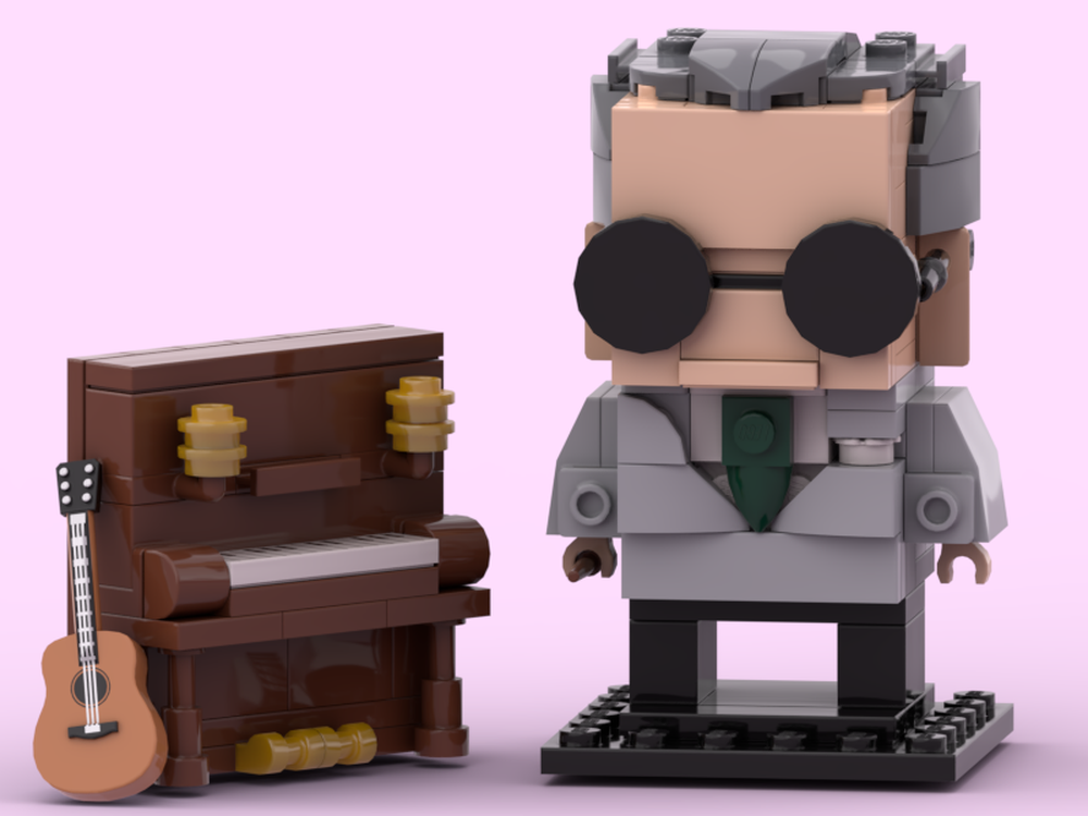 bekendtskab Krudt Raffinaderi LEGO MOC Joaquín Rodrigo - Great Composers BrickHeadz by NinjaChips20 |  Rebrickable - Build with LEGO