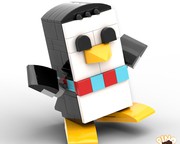 LEGO MOC Feathers McGraw the penguin - Wallace and Gromit by NWQZ