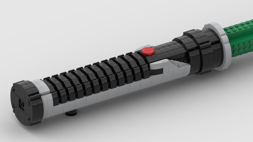 LEGO MOC Qui-Gon Jinn's Lightsaber with Full Length Blade by BuiltByOdoe