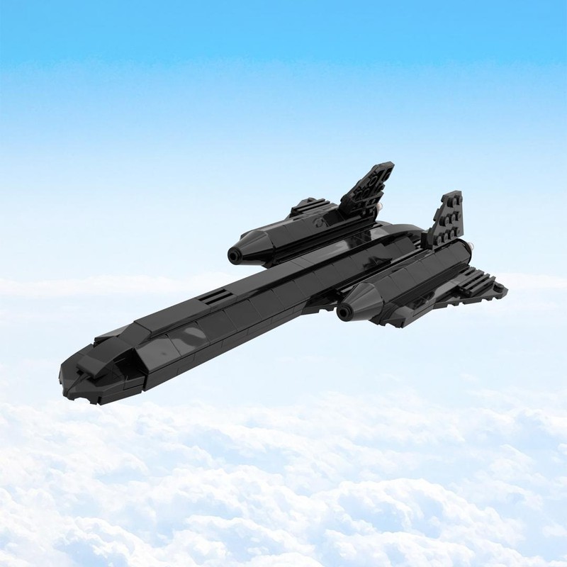 LEGO SR-71 Blackbird by LtOctoroc | Rebrickable Build with LEGO