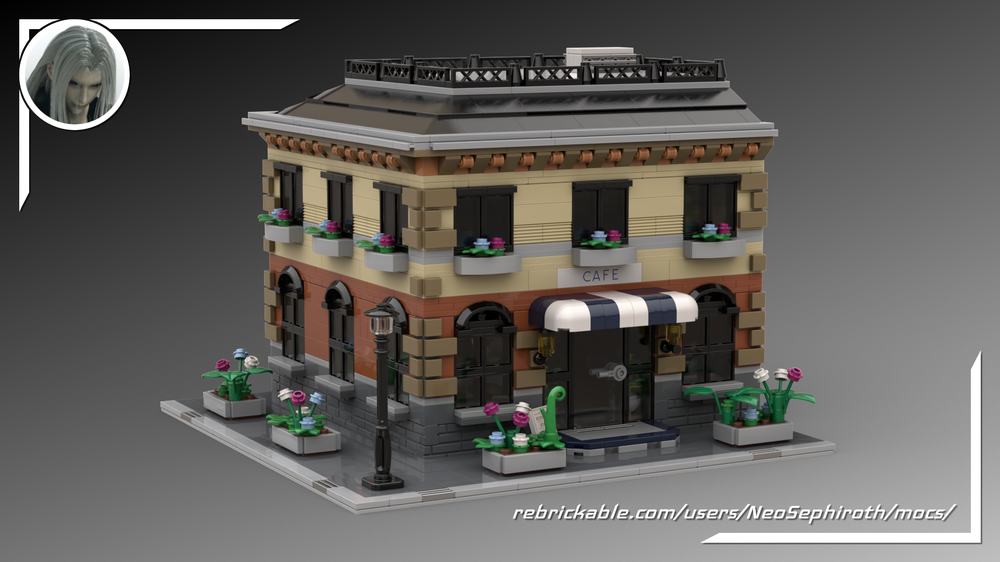 LEGO MOC Café Extention for my Modular German Train Station by ...