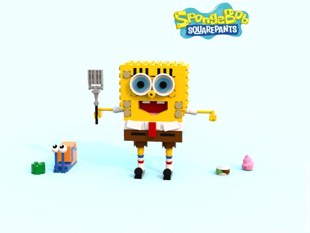 Først Dum pant LEGO MOC Lego SpongeBob SquarePants by BobaBricks | Rebrickable - Build  with LEGO
